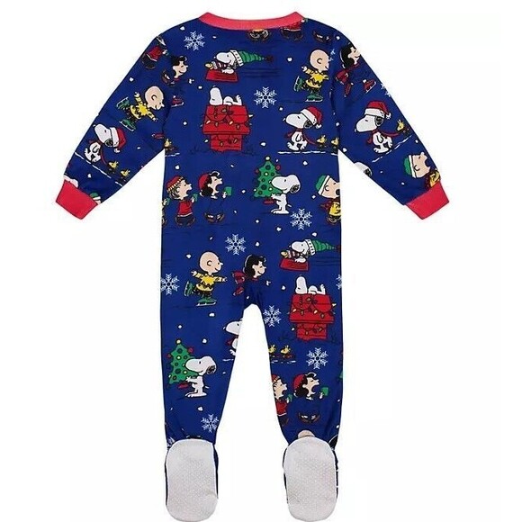 NWT Peanuts Family Matching PJ Infant Sleeper Size 18 M - Picture 2 of 4